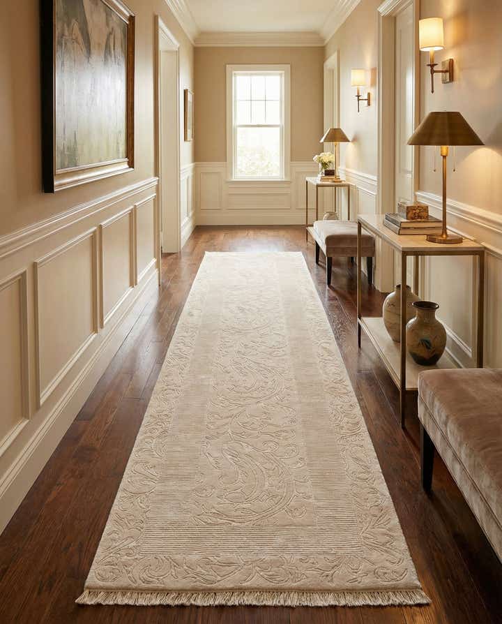 3' 3 x 13' 1 Hand Knotted Darya Wool Runner Rug