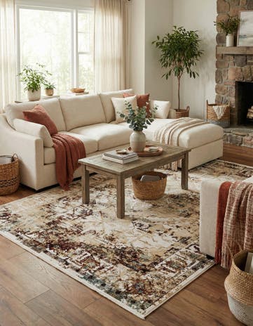 7' 10 x 10' Nain Design Rug