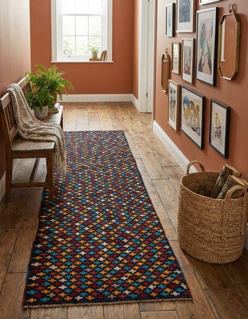 2' 9 x 10' 1 Hand Knotted Balouch Wool Runner Rug