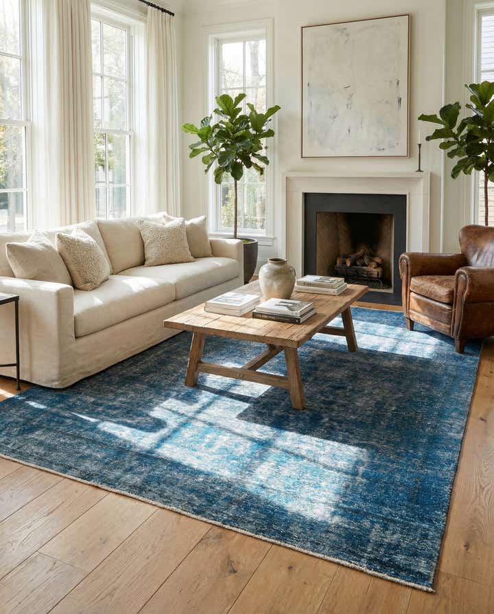 9' 1 x 11' 10 Hand Knotted Ultra Vintage Persian Wool Rug