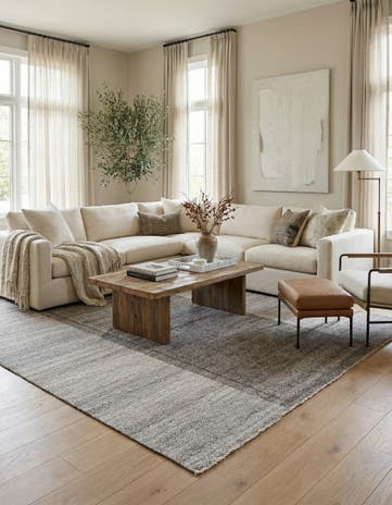 9' x 11' 8 Hand Woven Darya Wool Rug