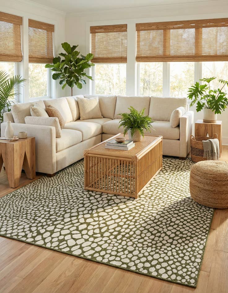 Detail image of 7' x 10' Easy-Clean Jill Zarin Cape Town Indoor / Outdoor Rug