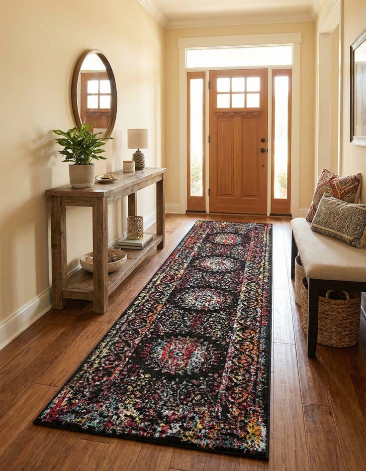 Detail image of 2' 7 x 10' Carrington Runner Rug