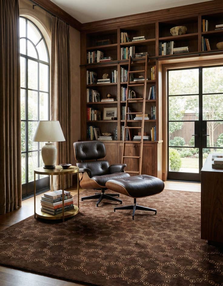 Detail image of 7' 4 x 10' 2  Hand Knotted Modern Manshu Wool Rug