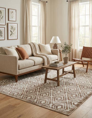 Chocolate Brown Hermitage Rug