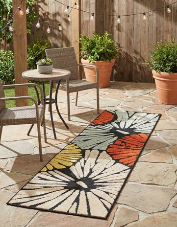 2' x 6' Easy-Clean Casablanca Indoor / Outdoor Runner Rug