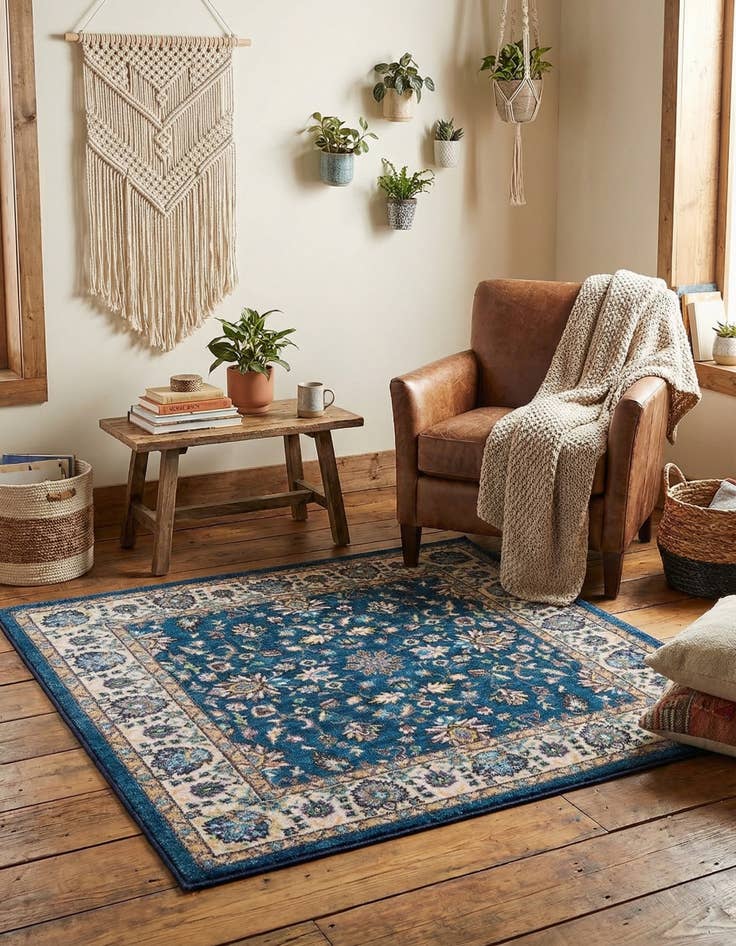 Detail image of 3' 3 x 3' 3 Medina Square Rug