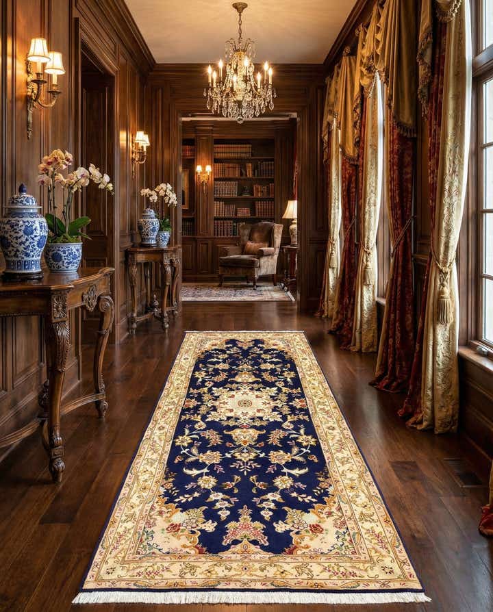 2' 8 x 7' Tabriz Runner Rug