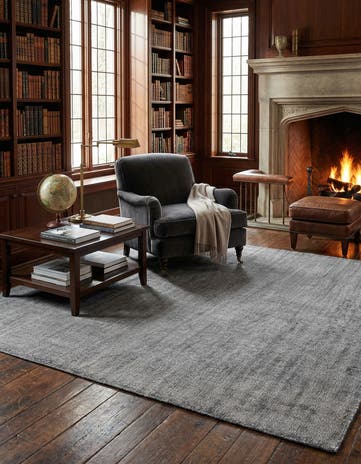 7' 10 x 7' 10 Hand Woven Jill Zarin English Manor Farmhouse Wool Square Rug