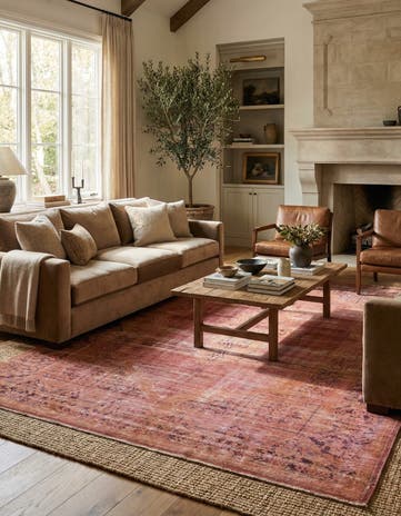 8' 6 x 12' Hand Knotted Ultra Vintage Persian Wool Rug