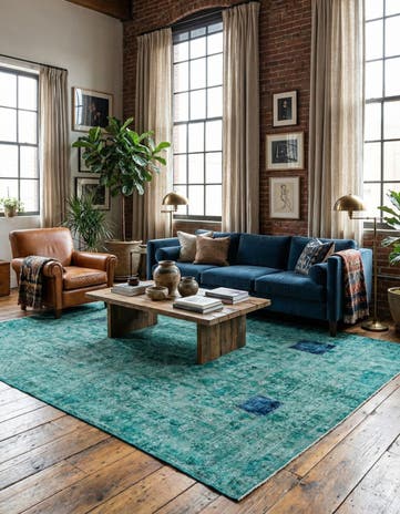 7' 6 x 10' 10 Hand Knotted Ultra Vintage Persian Wool Rug