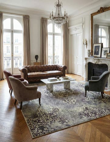9' 1 x 12' 1 Vintage Royal Wool Rug