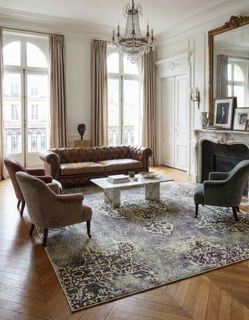 9' 1 x 12' 1 Vintage Royal Wool Rug