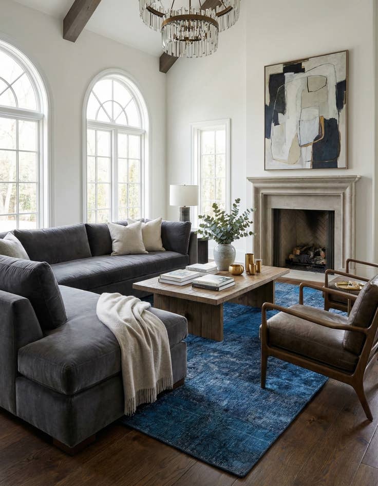 Detail image of 6' 10 x 10' 4  Hand Knotted Ultra Vintage Persian Wool Rug