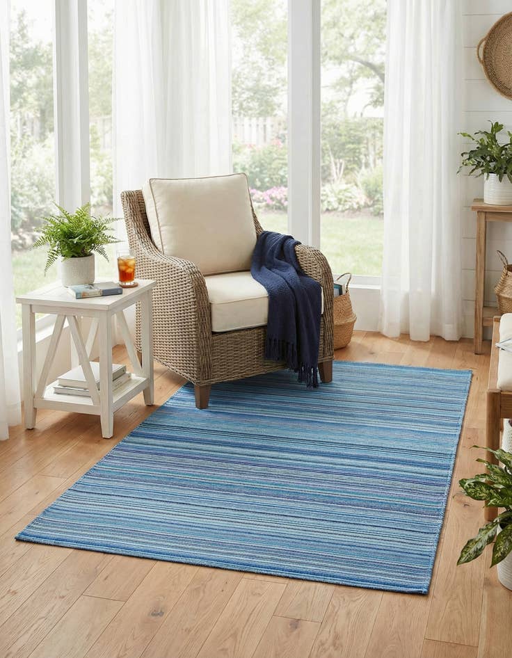 Detail image of  4' x 6'  Washable Vista Breeze Indoor / Outdoor Rug