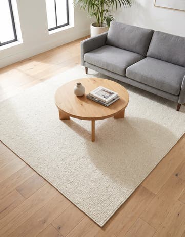240cm x 240cm Monochromatic Bouclee Square Rug