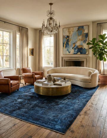 9' x 12' 5 Hand Knotted Ultra Vintage Persian Wool Rug