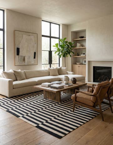 8' 6 x 11' 2 Hand Woven Kilim Modern Wool Rug