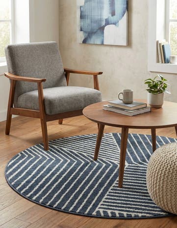 4' x 4' Oslo Round Rug
