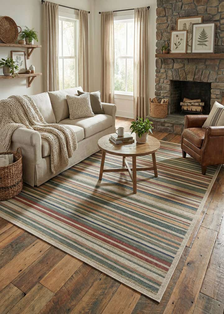 7' x 10' Easy-Clean Baja Indoor / Outdoor Rug