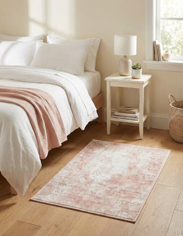 Carnation Pink Aurora Rug