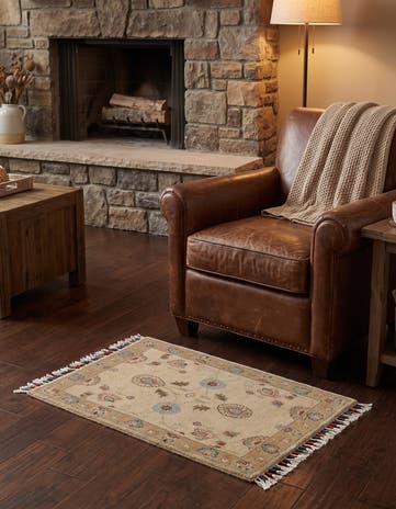 2' 1 x 2' 11 Hand Knotted Ariana Ziegler Rug