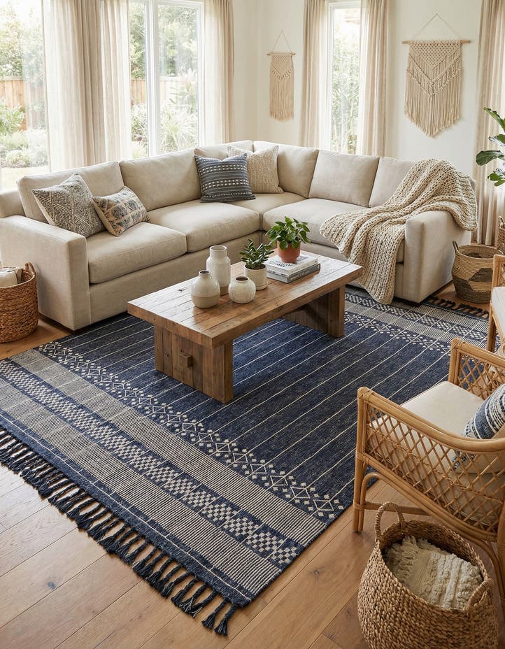 10' x 14' 1 Easy-Clean Eco Bohemian Indoor / O...