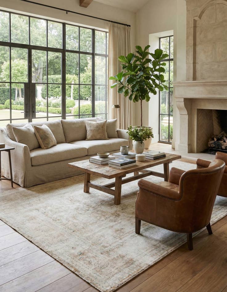 Detail image of 8' 2 x 10' 8  Hand Knotted Ultra Vintage Persian Wool Rug