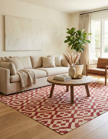 6' x 7' 9 Hand Woven Kilim Modern Wool Rug