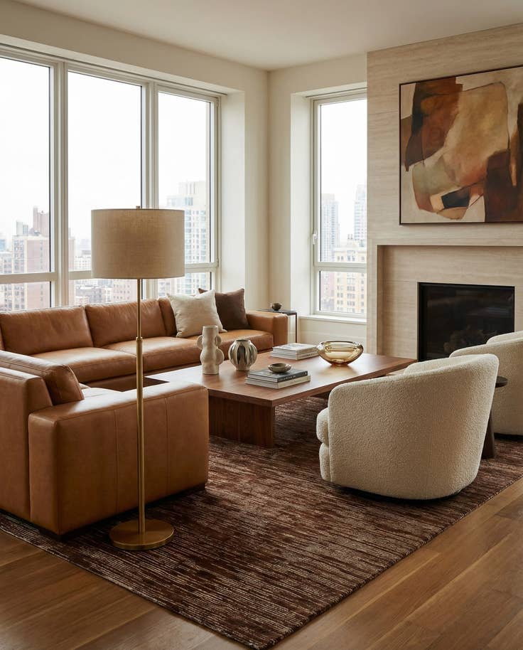 Detail image of 7' 9 x 9' 9 Simla Mohair Rug