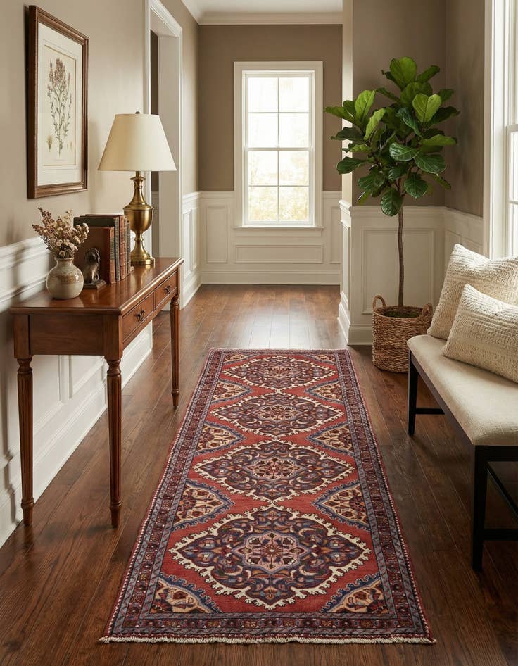 Detail image of 2' 7 x 6' 5 Nahavand Wool Runner Rug