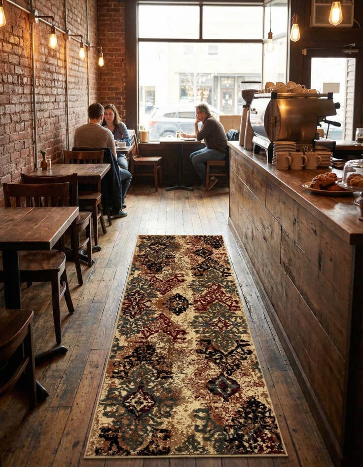 Detail image of 2' x 5' Coffee Shop Runner Rug