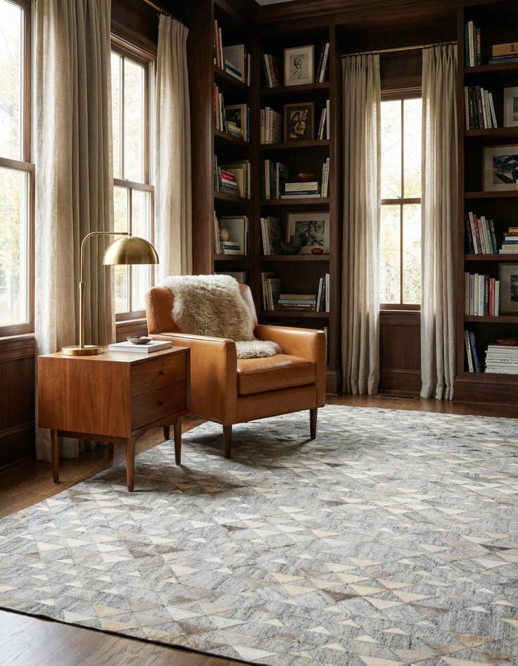 Detail image of 5' x 7' 9 Cowhide Rug