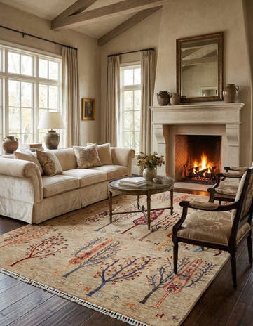 5' 9 x 8' 5 Ariana Wool Rug