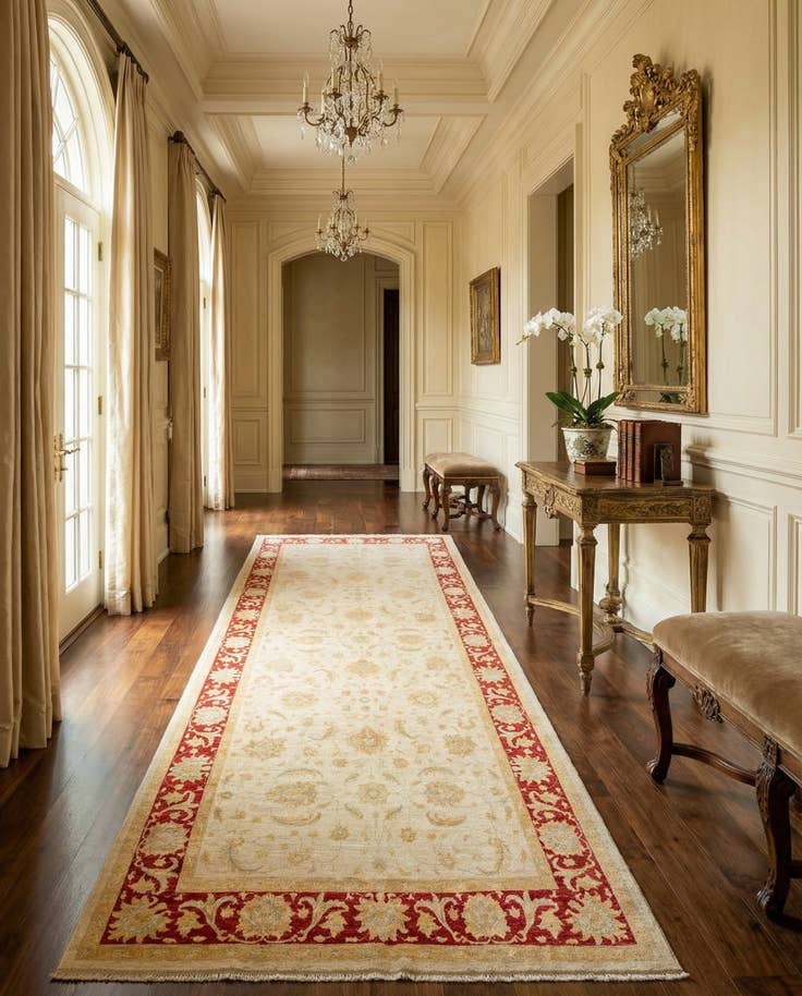 Detail image of 7' 5 x 17' 11 Kaizar Runner Rug