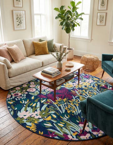 10' x 10' Bloom Round Rug
