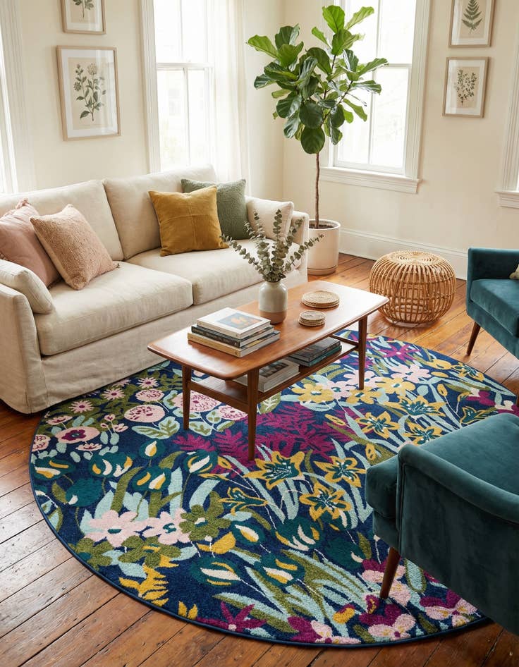 Detail image of  10' x 10' Bloom Round Rug