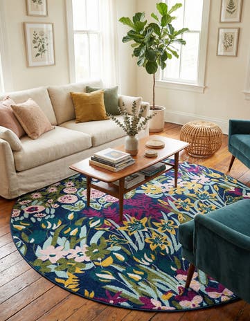 10' x 10' Bloom Round Rug