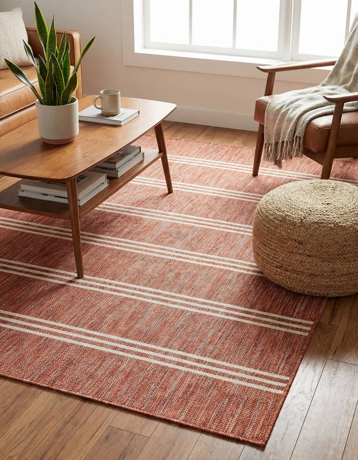 Detail image of 4' x 6'  Washable Jill Zarin Anguilla Indoor / Outdoor Rug