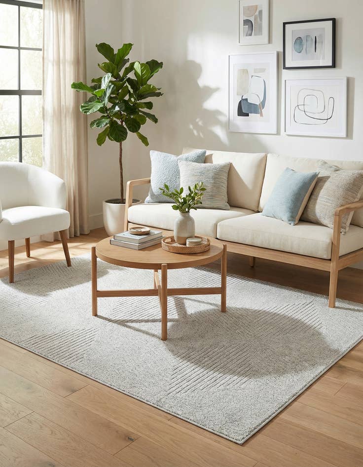 Detail image of  4' x 6'  Washable Sabrina Soto Indoor / Outdoor Rug