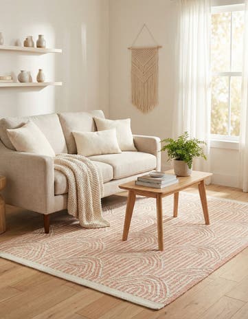 4' 1 x 6' 2 Hand Woven Rug