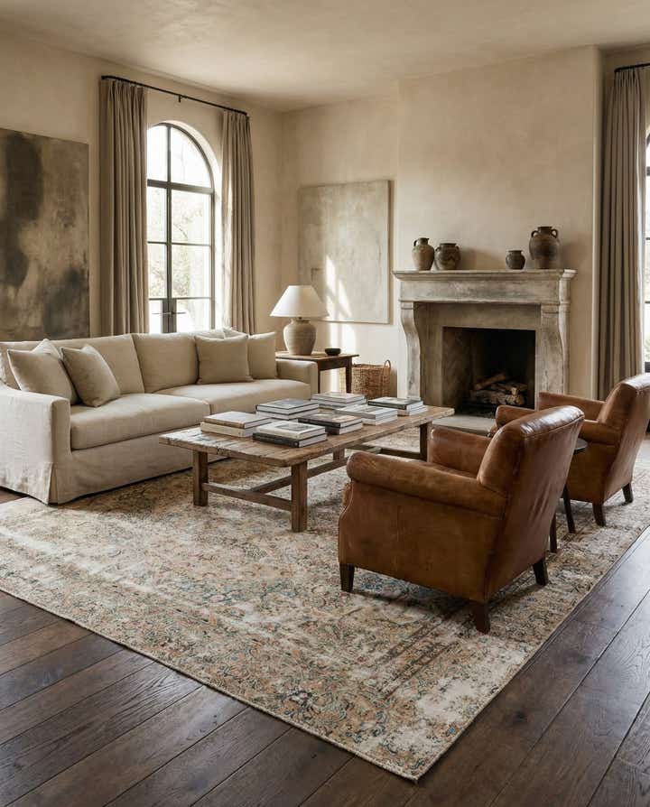 9' x 12' 9 Hand Knotted Ultra Vintage Persian Wool Rug