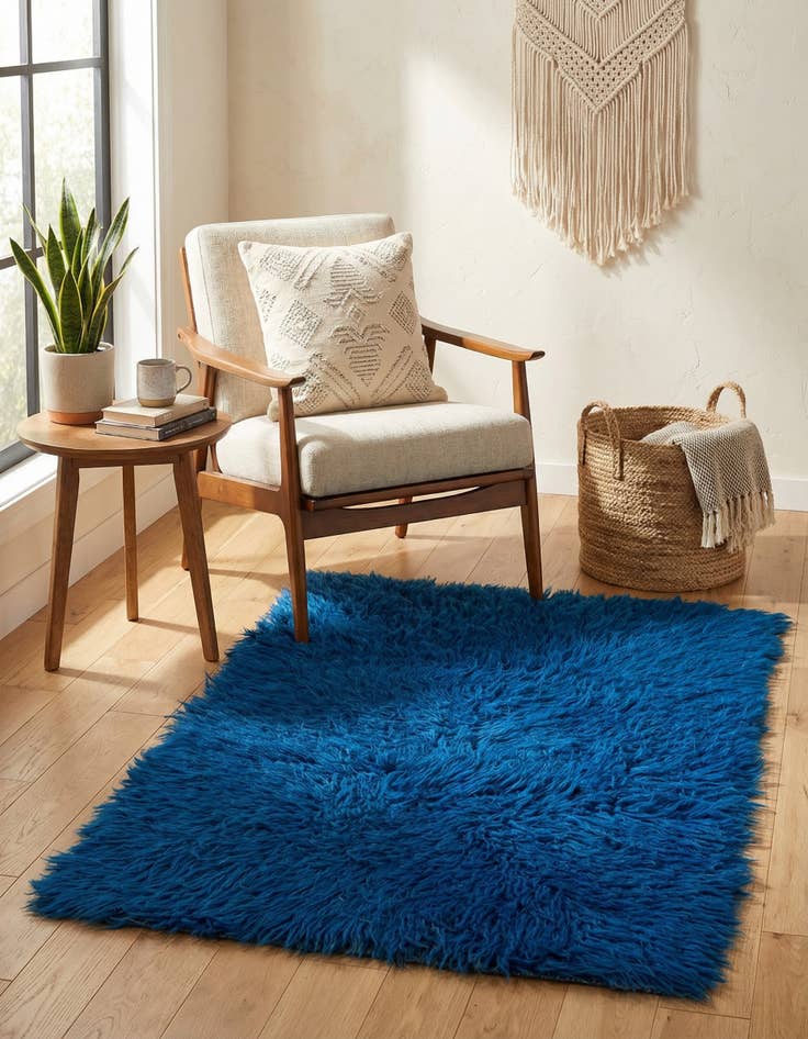 Detail image of 2' 5 x 3' 5  Hand Knotted Moroccan Wool Rug