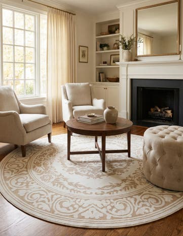 10' 8 x 10' 8 Hermitage Round Rug
