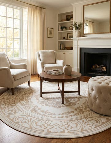 10' 8 x 10' 8 Hermitage Round Rug