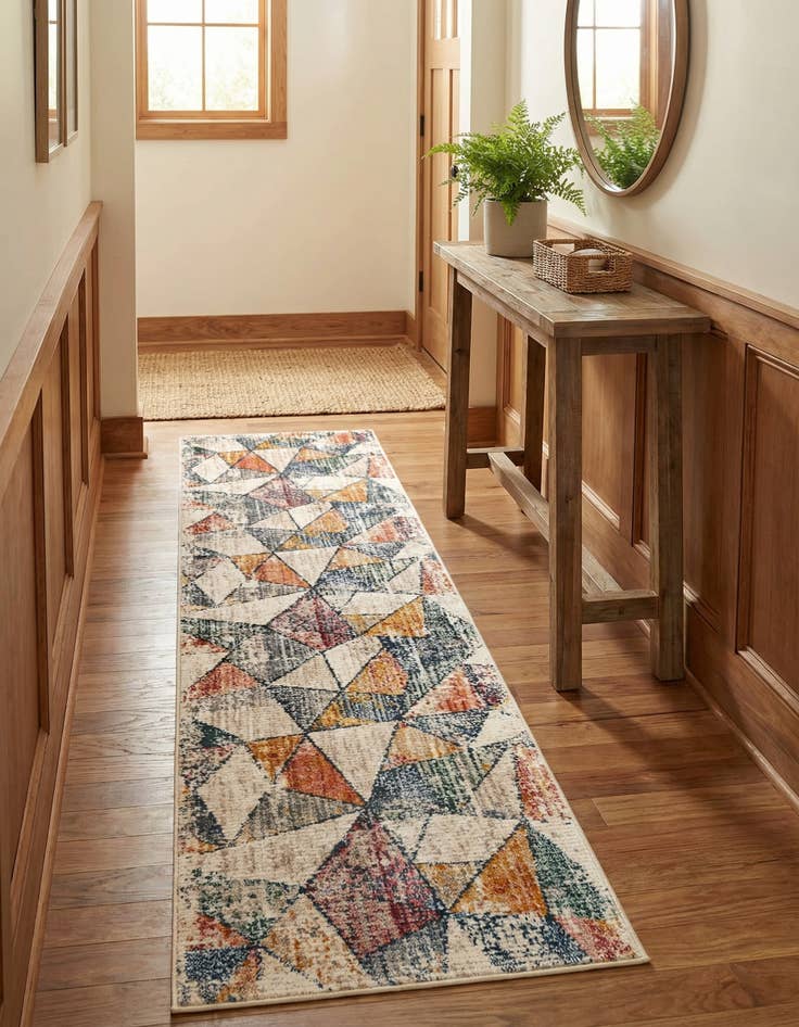 Detail image of 2' 7 x 12' Gemstone Runner Rug