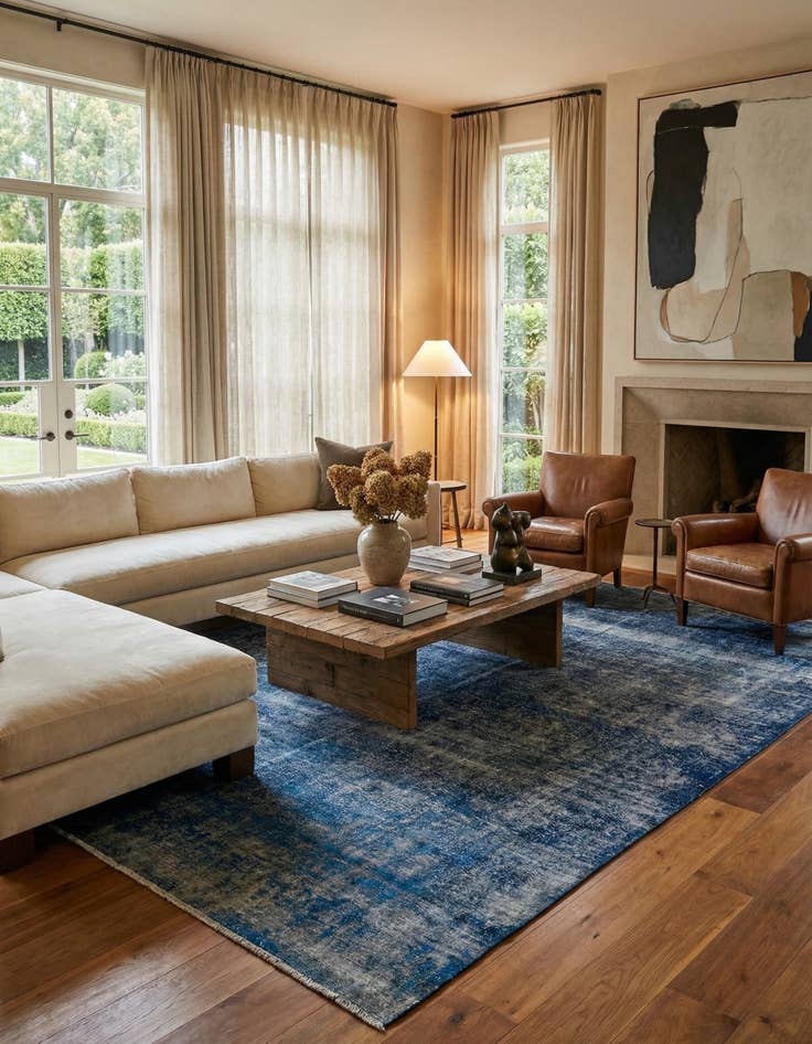 Detail image of 9' 9 x 12' 10  Hand Knotted Ultra Vintage Persian Wool Rug