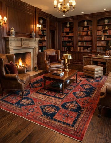6' 9 x 9' 8 Kashkuli Rug