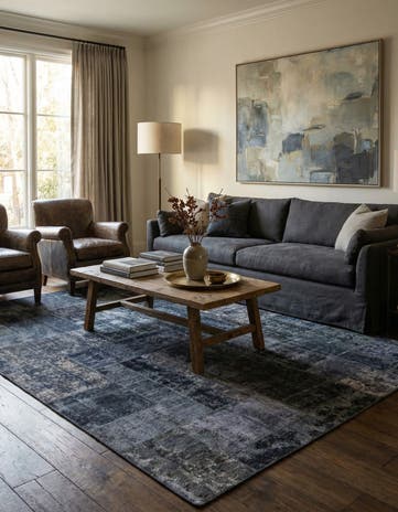 6' x 9' Hand Knotted Ultra Vintage Persian Wool Rug