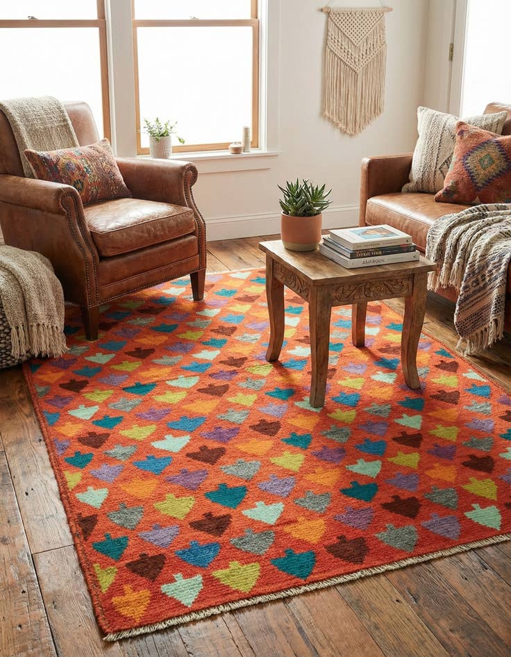 Detail image of 3' 6 x 4' 10  Hand Knotted Balouch Rug